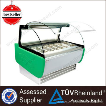 Guangzhou R134a / R404 Italienisch Kleine Eiscreme-Gefrierschrank